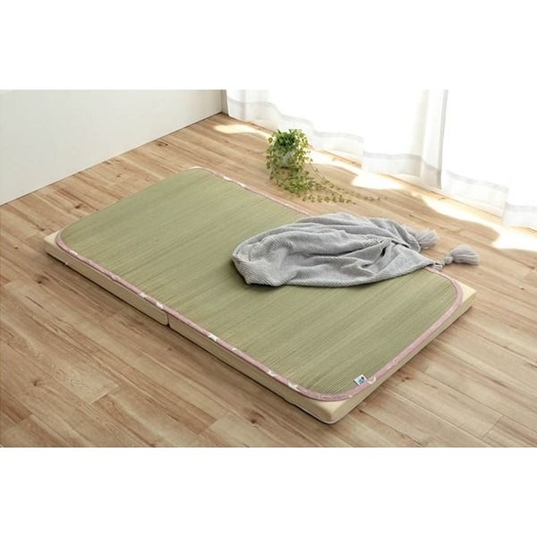 スーパSALE10倍&4時間限定10%OFF い草 シーツ 子供用 ベビー用 約70×120cm ピンク 星柄 日本製 国産 お昼寝【代引NG】