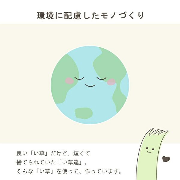 サスティナブル 自然素材 国産 い草 無垢 枕 ピロー 角枕 消臭 蒸れにくい ナチュラル 約35×15cm代引NG