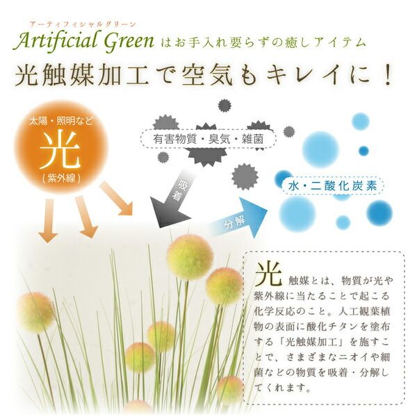 スーパSALE10倍&4時間限定10%OFF 人工観葉植物/インテリアグリーン ボールグラス L 約153cm【代引NG】