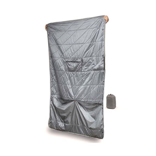 スーパSALE10倍&4時間限定10%OFF GRAVEL ポケッタブルブランケット グレー GRAVEL-POCKETABLE