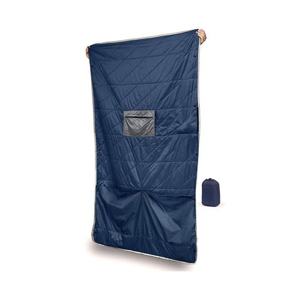 スーパSALE10倍&4時間限定10%OFF GRAVEL ポケッタブルブランケット ブルー GRAVEL-PBLANKET-BLUE