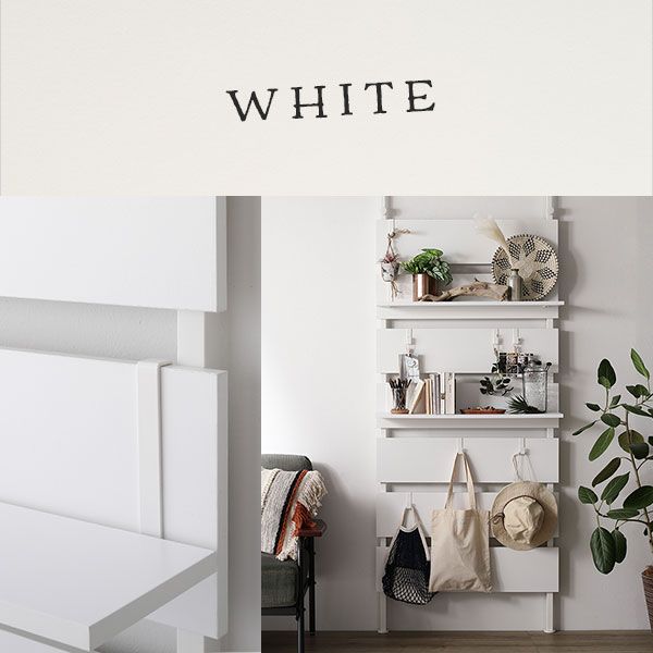 ウォールラック 追加用 棚板 〔2枚組 ブラウン 幅60cm〕 本体別売り 棚板のみ ウォールラック用追加棚板 組立品 壁面収納 賃貸OK 玄関代引NG