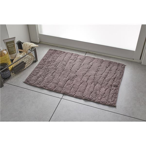 スーパSALE10倍&4時間限定10%OFF スミノエ デザインライフ ウッドバスマット 約幅35×長さ50cm ブラウン【代引NG】