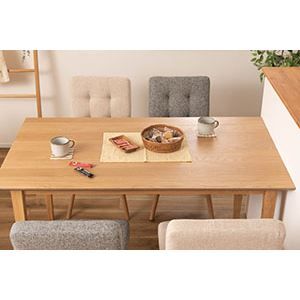 ダイニングテーブル ナチュラル 約幅150cm 組立品代引NG