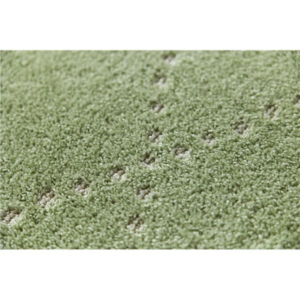 スーパSALE10倍&4時間限定10%OFF スミノエ 洗える キッチンマット ポント 約幅45×長さ240cm グリーン 日本製【代引NG】