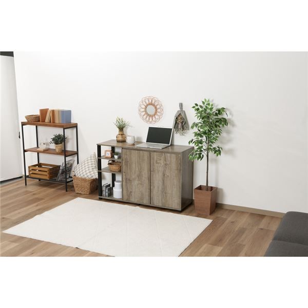 スーパSALE10倍&4時間限定10%OFF FITサイドボード 組立式【代引NG】