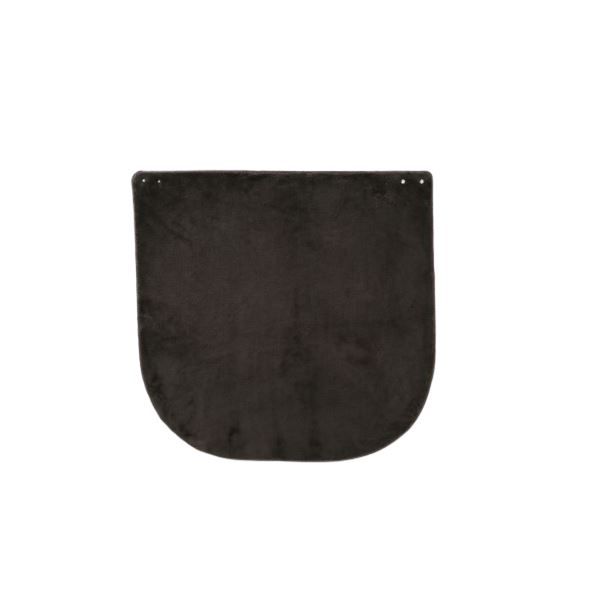 スーパSALE10倍&4時間限定10%OFF ひざ掛け 約90×90cm ダークグレー 吸湿発熱機能 ボタン付き もこもこあったか リビング インテリア雑貨 生活雑貨