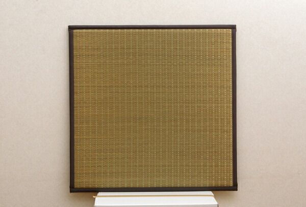 日本製 い草 ユニット畳/置き畳 【ブラウン 82×82×2.2cm 9枚1セット】 中材:ウレタンチップ+硬綿 抗菌 防臭 軽量 調湿【代引NG】