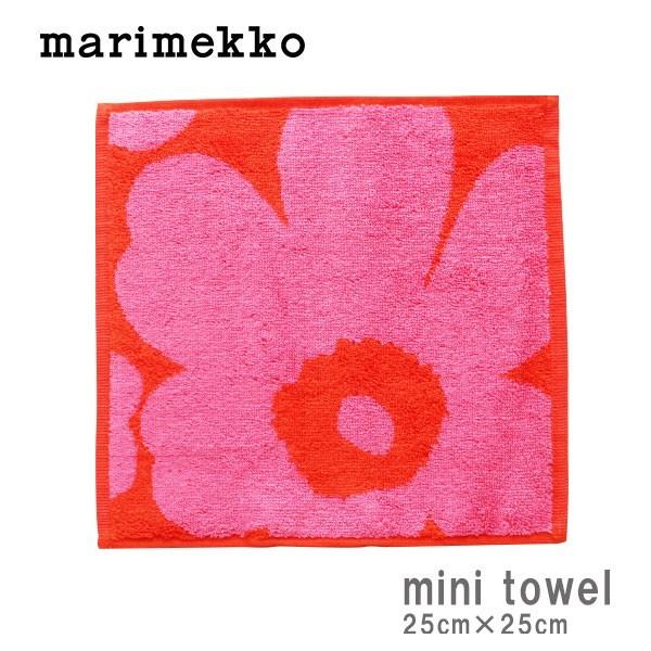 マリメッコ marimekko タオル ハンドタオル ハンカチ ウニッコUNIKKO