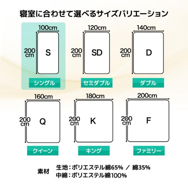 昭和西川 ベッドパッド(敷きパッド) ベッドパッド 西川 抗菌 防臭 厚手 ベッドパッド ダブル 100x200cm MI