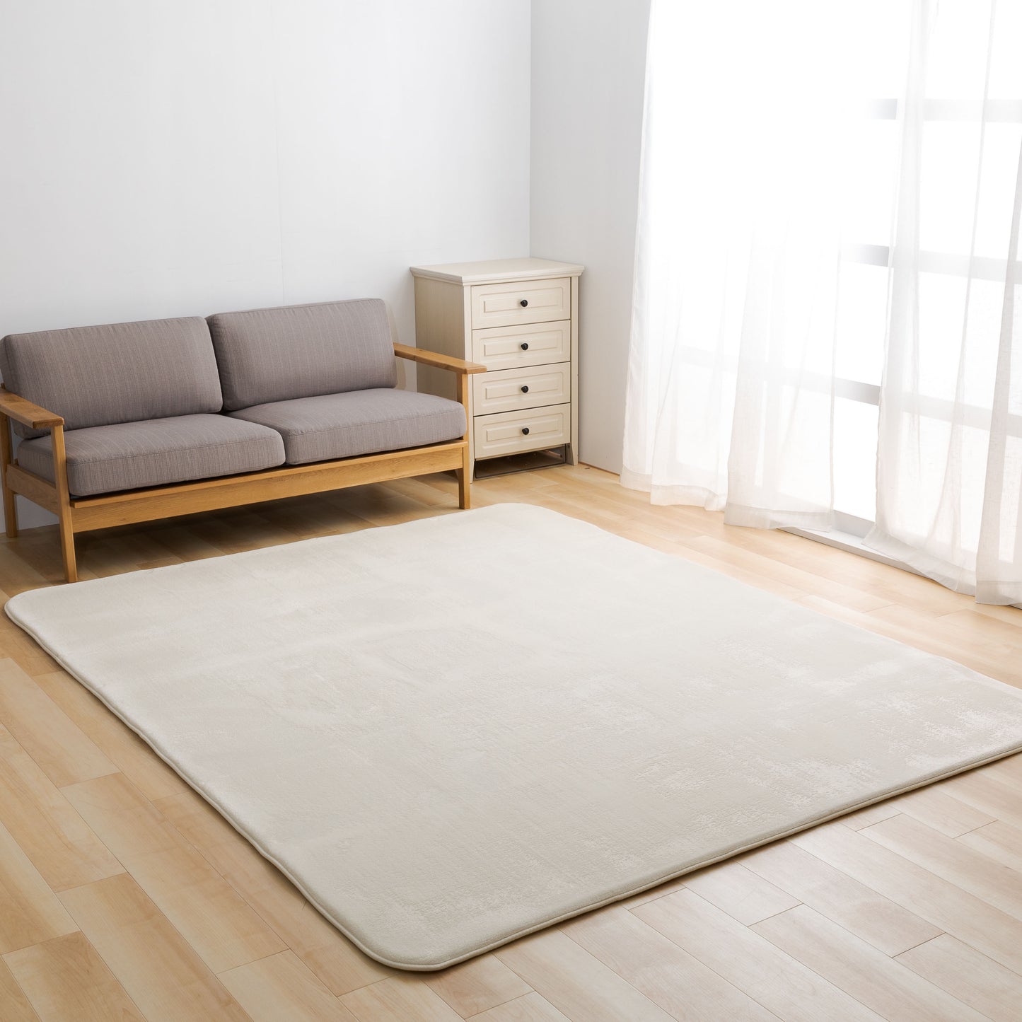 MITAS ごろ寝が気持ちいい高反発ラグ 極厚25mm厚 フランネルラグ 130×185cm | 185×185cm | 200×250cm