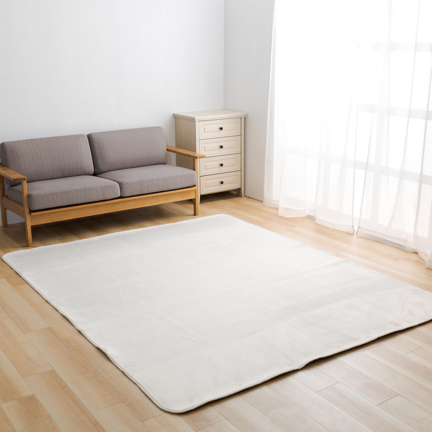 MITAS ふわさらマイクロファイバーフランネルラグ 130×185cm | 185×185cm | 200×250cm