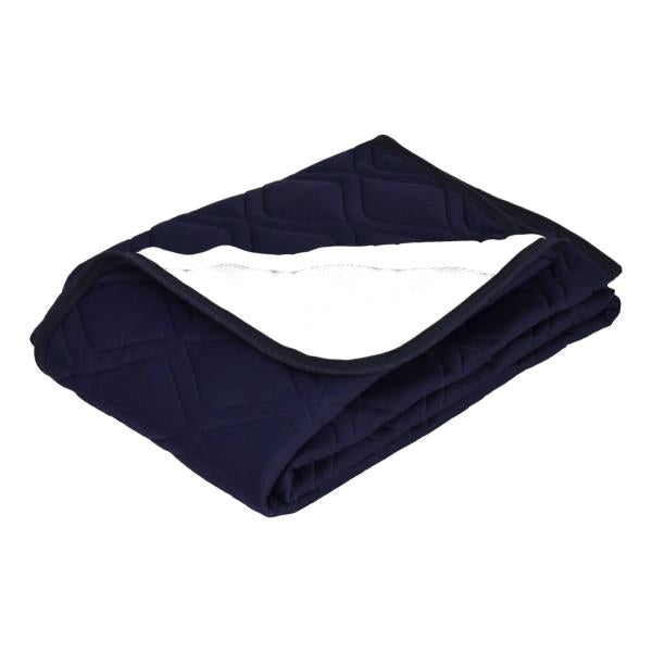 MITAS Q-MAX 0.505 接触冷感&裏面メッシュ ひんやり敷パッド ダブルサイズ 140x200cm 洗える抗菌防臭わた使用 熱帯夜対策