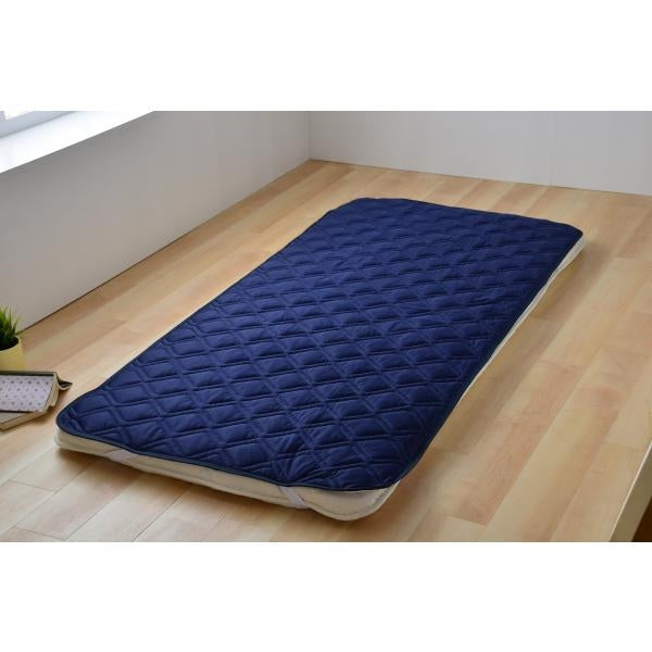 MITAS 抗菌防臭わた使用 最強冷感敷きパッド シングルサイズ 接触冷感&裏面メッシュ ひんやり敷パッド 100x200cm