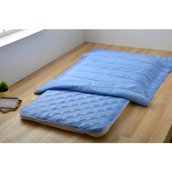 MITAS Q-MAX 0.505 接触冷感&やわらかパイル リバーシブルケット セミダブルサイズ 160x200cm 洗える抗菌防臭わた使用 熱帯夜対策