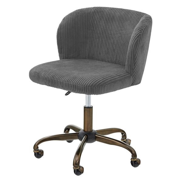 MITAS 手触りの良いコーデュロイ生地の デスクチェア