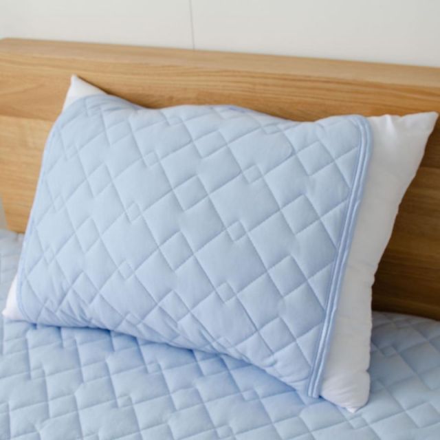 ドライコットン 接触冷感 綿COOL枕パッド 50×50cm 冷感シーツ 冷感枕 洗える 冷感マット 冷感敷パッド冷却マット ひんやり クール寝具 抗菌 防臭 洗える ドライコットン プレ用枕