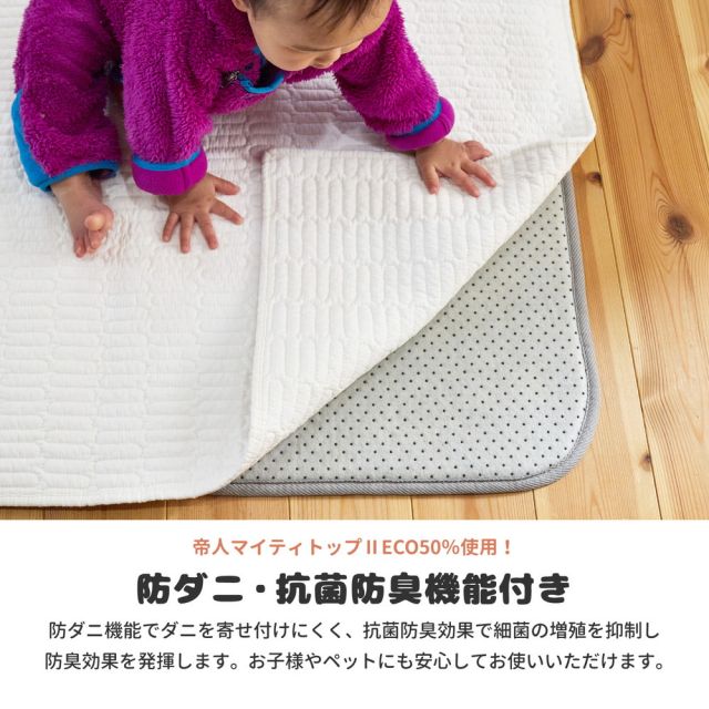 スーパSALE10倍＆4時間限定10％OFF アンダーラグ 約170×170cm 両面 滑り止め付き ウレタン入り 防音 防ダニ 抗菌防臭 いぐさ　たたみ