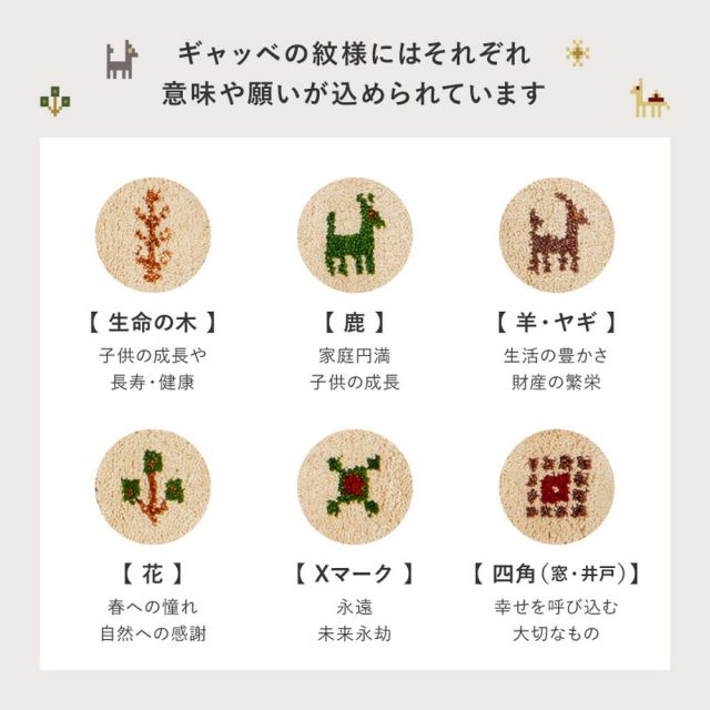 スーパSALE10倍＆4時間限定10％OFF ギャッベ チェアパッド ヌメロ 約40×40cm ギャベ GABBEH ウール 羊毛 チェアマット 座布団 正方形 いぐさ　たたみ