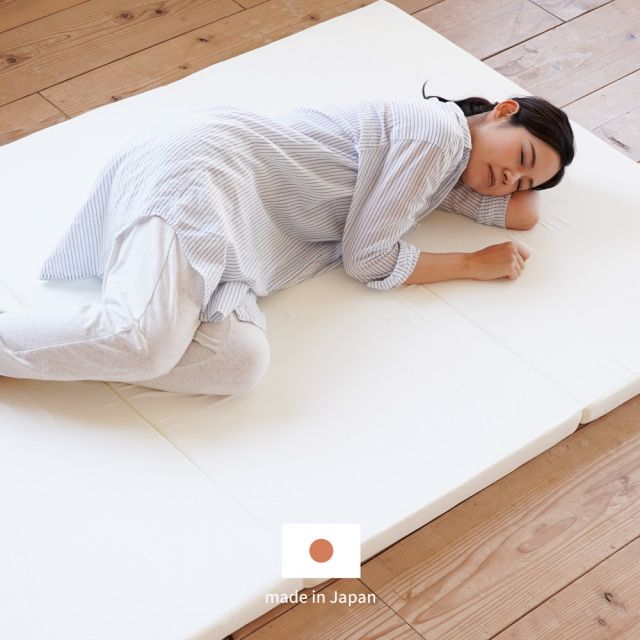 スーパSALE10倍＆4時間限定10％OFF バランスマットレス 約120×192×5cm セミダブル SD 3つ折り 軽量