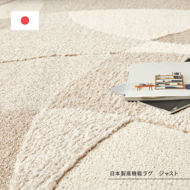 スーパSALE10倍＆4時間限定10％OFF 国産高機能ラグ ジャスト 約190×240cm 防ダニ 抗菌 防臭 抗ウイルス 消臭 花粉対策 日本製 いぐさ　たたみ