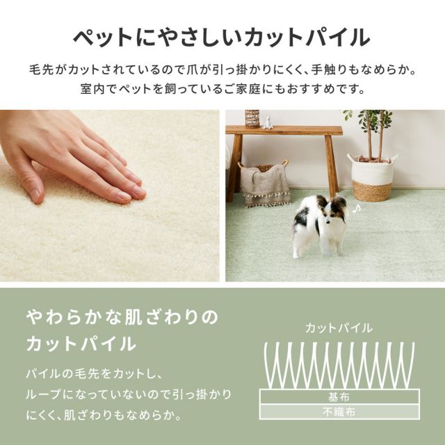 スーパSALE10倍＆4時間限定10％OFF 敷き詰めカーペット リクリア 江戸間6帖 6畳 消臭 抗菌 防臭 ペット 日本製 いぐさ　たたみ