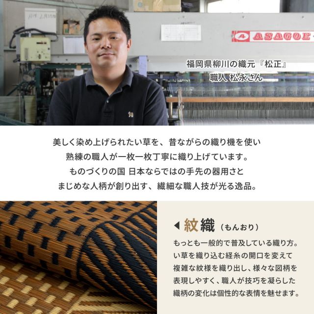 スーパSALE10倍＆4時間限定10％OFF 国産 い草ラグ 月光 約191×300cm センターラグ アクセントラグ モダン いぐさ　たたみ