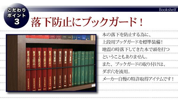 スーパSALE10倍＆4時間限定10％OFF 壁面収納 究極のこだわり本棚!突っ張り式! 専用別売品 下段BOX用追加ブックガード