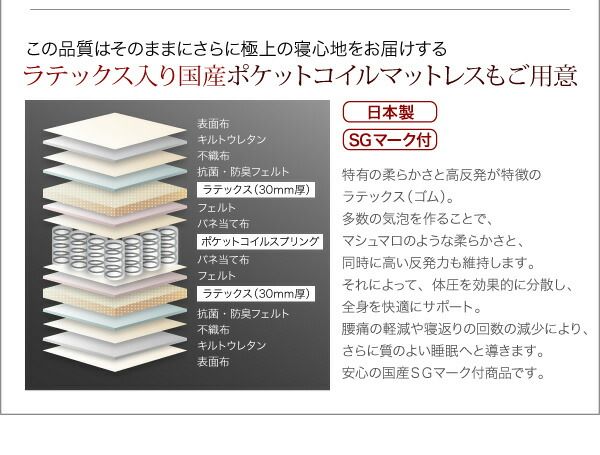 スーパSALE10倍＆4時間限定10％OFF 照明・棚付き収納ベッド ベッドフレームのみ シングル