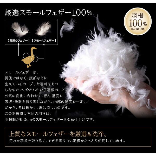 スーパSALE10倍＆4時間限定10％OFF MITAS寝具SELECT 新20色羽根掛布団 ダブル
