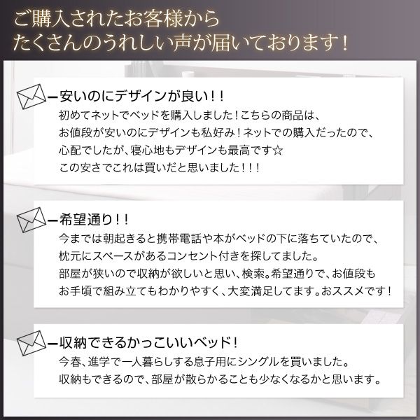スーパSALE10倍＆4時間限定10％OFF コンセント付き収納ベッド プレミアムボンネルコイルマットレス付き ダブル