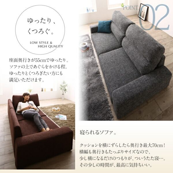スーパSALE10倍＆4時間限定10％OFF フロアソファ ハイバック フロアソファー ローソファ ローソファー 2人掛け 3人掛け ソファ ソファー ソファ ワイド肘 ハイタイプ 2.5P