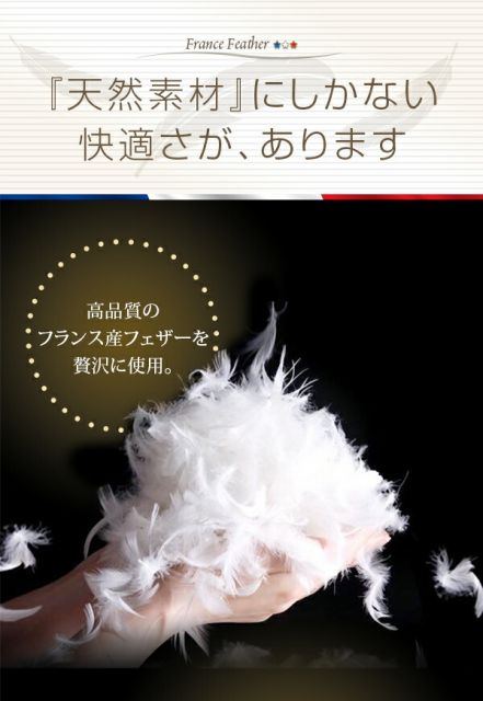 スーパSALE10倍＆4時間限定10％OFF MITAS寝具SELECT フランス産フェザー羽根布団8点セット 和タイプ ダブル10点セット