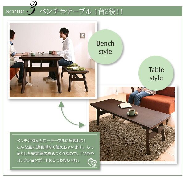 スーパSALE10倍＆4時間限定10％OFF ダイニングセット（テーブル&ベンチ） 4人 天然木北欧スタイル ソファダイニング 3点セット(テーブル+ベンチ2脚) W160