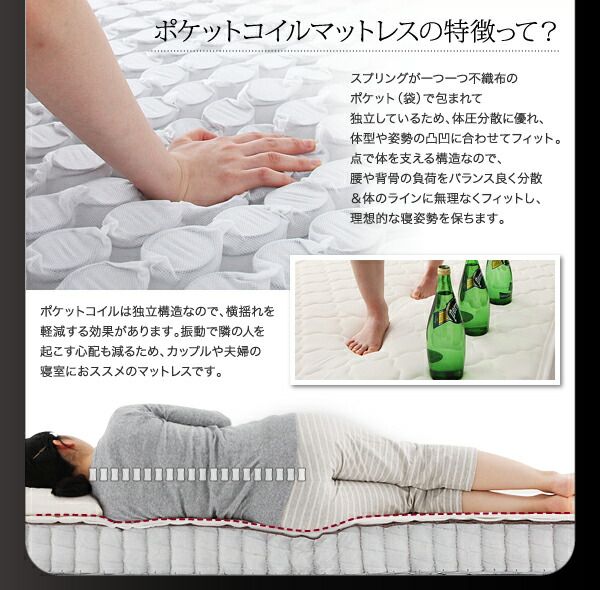 スーパSALE10倍＆4時間限定10％OFF 照明・コンセント付きフロアベッド フレームのみ ダブル
