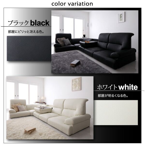 スーパSALE10倍＆4時間限定10％OFF フロアソファ シンプルモダンシリーズ ハイバックフロアコーナーソファ BLACK ブラック 4点セット 1P×3+コーナー