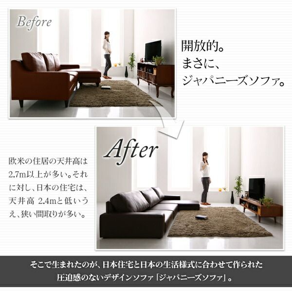 スーパSALE10倍＆4時間限定10％OFF フロアソファ フロアコーナーカウチソファ ソファ＆オットマンセット ロータイプ 4P