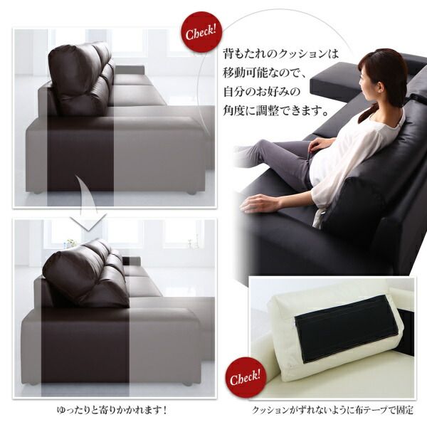 スーパSALE10倍＆4時間限定10％OFF フロアソファ フロアコーナーカウチソファ ソファ＆オットマンセット ハイタイプ 3P