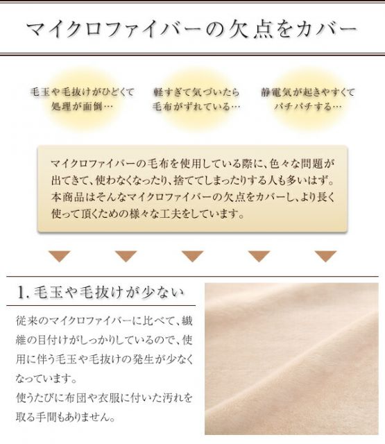 MITAS寝具SELECT ベッドパッド 敷パッド 毛布 ケット 毛布&パッドセット 新マイクロファイバー毛布・敷パッド 2点セット(毛布・敷パッド) ダブル