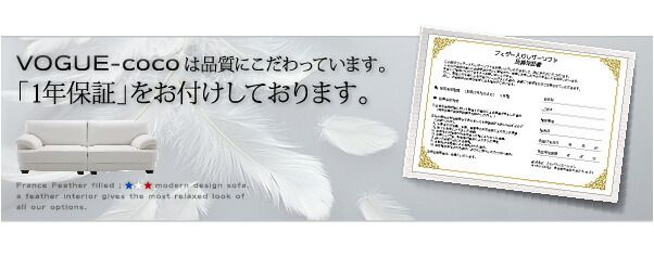 スーパSALE10倍＆4時間限定10％OFF スタンダードソファ デザインソファ フランス産フェザー入りモダンデザインソファ 幅190cm