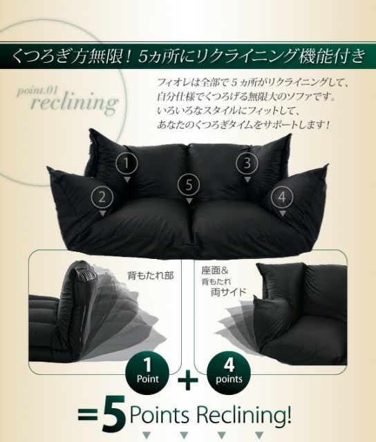 スーパSALE10倍＆4時間限定10％OFF フロアソファ フロアマルチソファ ファブリックタイプ 2P