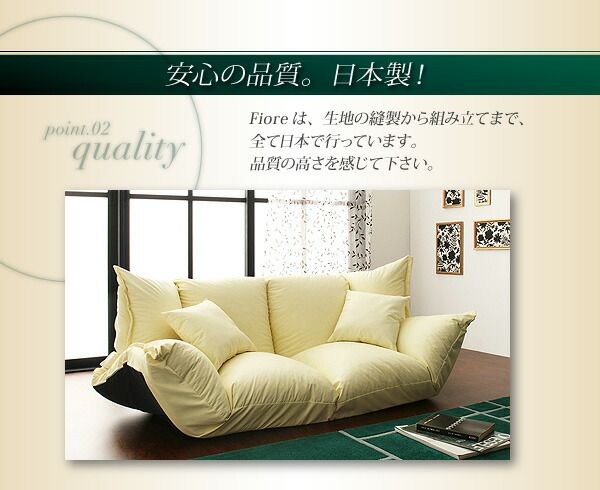 スーパSALE10倍＆4時間限定10％OFF フロアソファ フロアマルチソファ レザータイプ 2P