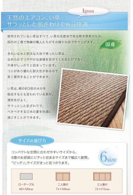 スーパSALE10倍＆4時間限定10％OFF 自然素材ラグ 30タイプから選べる国産ふっくらい草ラグ 140×200cm