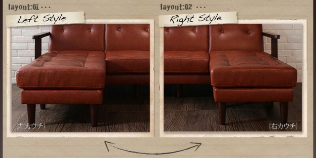 スーパSALE10倍＆4時間限定10％OFF 木肘デザインソファ 木肘コーナーカウチソファ 3P