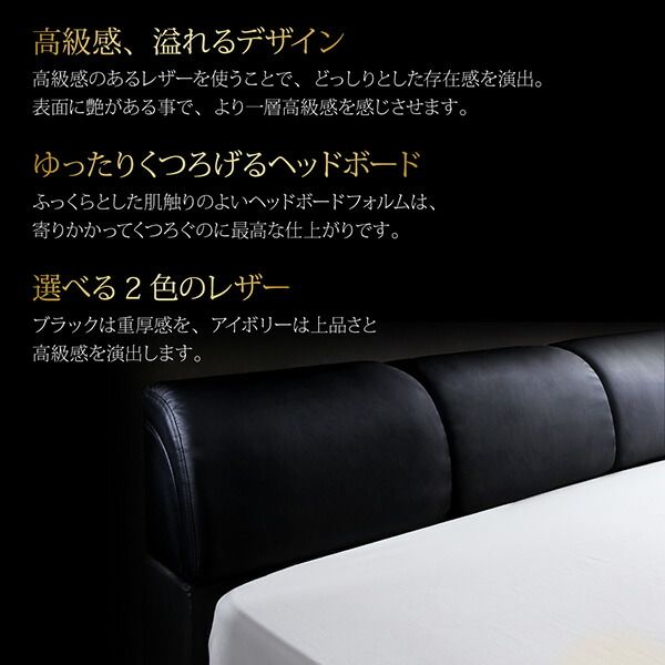 スーパSALE10倍＆4時間限定10％OFF モダンデザインベッド プレミアムボンネルコイルマットレス付き ダブル