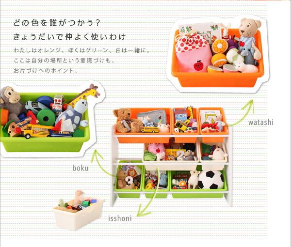 子供用収納 お片づけが身につく ナチュラルカラーのおもちゃ箱 Mycket ミュケ 3段