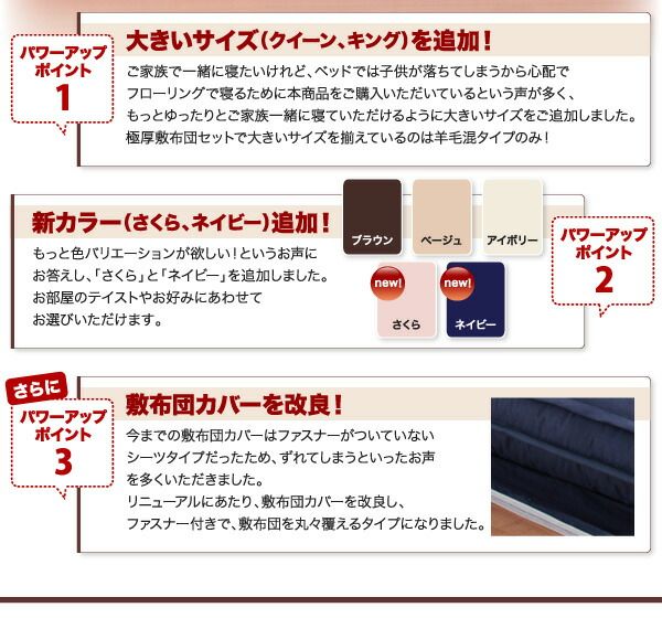 スーパSALE10倍＆4時間限定10％OFF MITAS寝具SELECT 三層敷布団 布団セット 布団 シングル カバー付き 敷き布団 掛け布団 枕 布団カバー 敷布団カバー ボリューム布団6点セット 羊毛混タイプ シングル6点セット