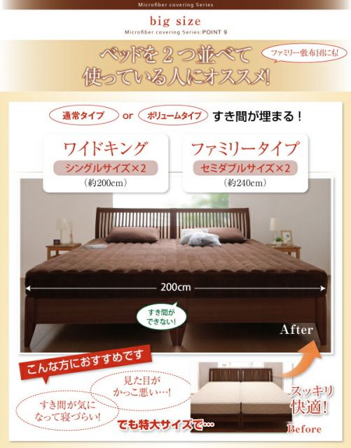 スーパSALE10倍＆4時間限定10％OFF MITAS寝具SELECT ボックスシーツ 敷きパッド ベッドパッド シーツ 20色から選べる! マイクロファイバー ふわふわ すべすべ 触り心地 肌触り パッド一体型ボックスシーツ単品 中わたボリュームタイプ キング