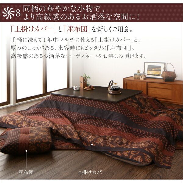 スーパSALE10倍＆4時間限定10％OFF こたつ こたつ布団 おしゃれ 国産こたつ布団シリーズ 座布団単品