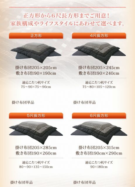 スーパSALE10倍＆4時間限定10％OFF こたつ こたつ布団 おしゃれ しじら織りこたつシリーズ 上掛け単品 5尺長方形(90×150cm)天板対応
